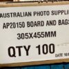 Bag & Board 12" x 18" (Carton 100) - Magic Seal Bag with Strawboard backing card - Image 3