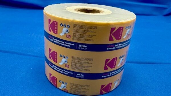 Kodak 75mm x 125mm Barcode and Shipping Labels (400 individual labels on roll) -Carton of 36 rolls
