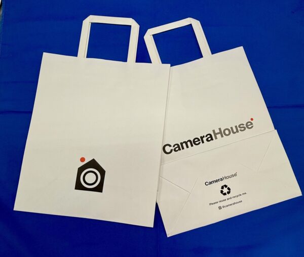 Camera House Small Paper Carry Bag - Carton 200 - Only available to Camera House Members