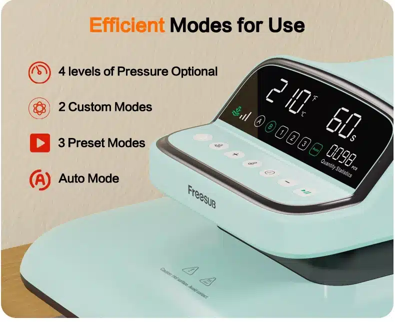 FreeSub F3880 Flat Press - Auto Release (38cm x 38cm) - Image 5