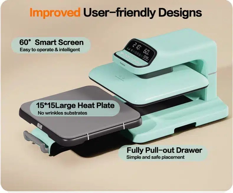 FreeSub F3880 Flat Press - Auto Release (38cm x 38cm)